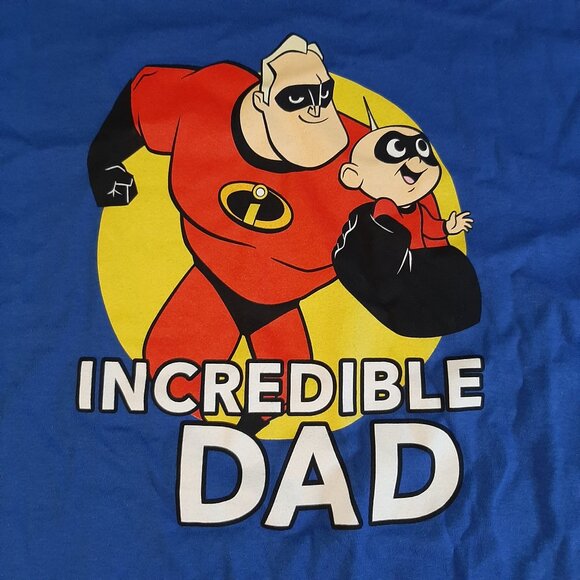 Disney Pixar Incredible Dad tshirt Men's 2XL Graphic Tee The Incredibles 2 NWT - Picture 2 of 6